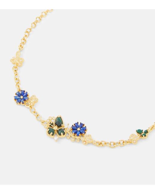 Collar de cadena Bloom chapado en oro Zimmermann de color Metallic