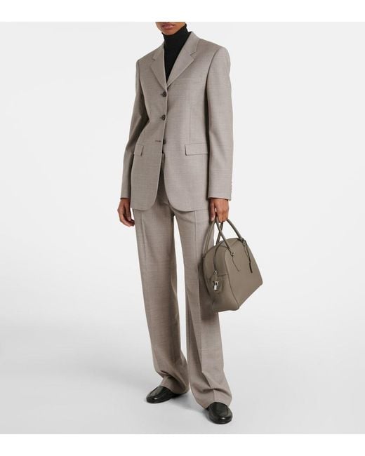 The Row Natural India 12.00 Leather Tote Bag