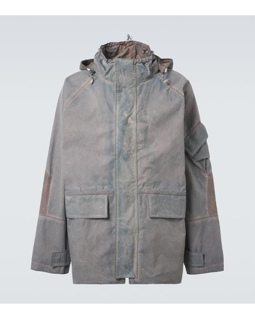 Our Legacy Gray Horizon Hooded Jacket for men