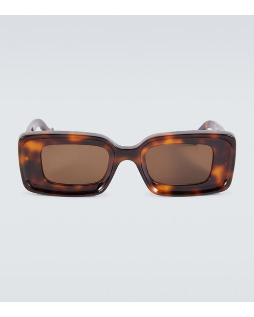 Loewe Brown Rectangular Sunglasses for men