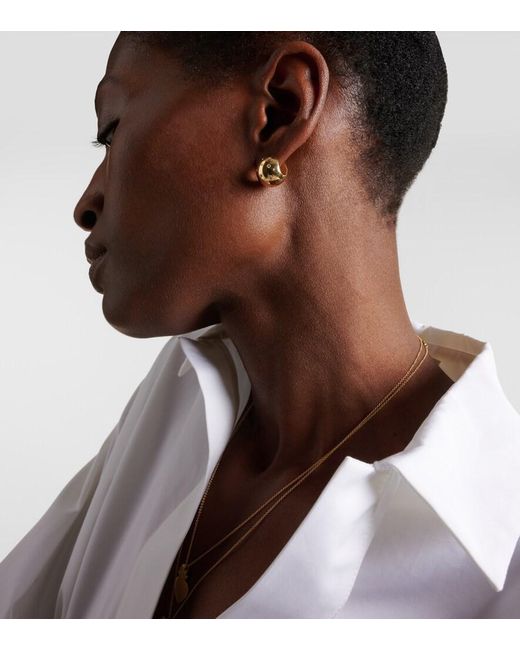 Ileana Makri Metallic Glow Galaxy 18Kt Earrings With Diamonds