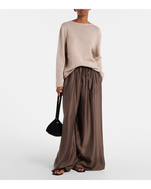 Jardin Des Orangers Natural Cotton And Cashmere Sweater
