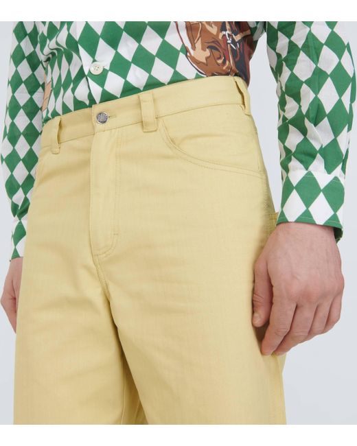 Pantalon ample Brook en coton Bode pour homme en coloris Yellow