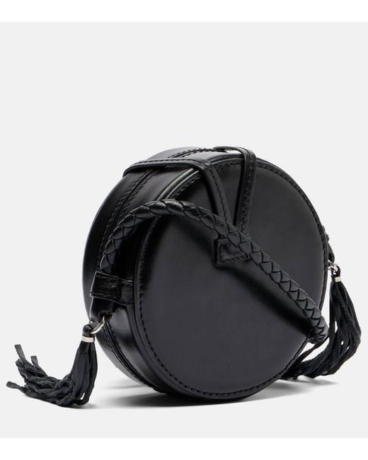 Isabel Marant Black Schultertasche Houna Small Aus Leder