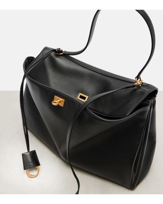 Balenciaga Black Tote Rodeo Large Aus Leder