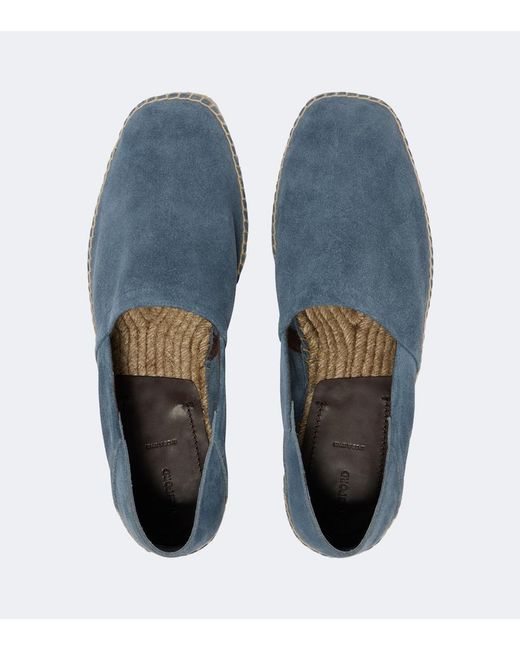 Tom Ford Blue Barnes Suede Espadrilles for men