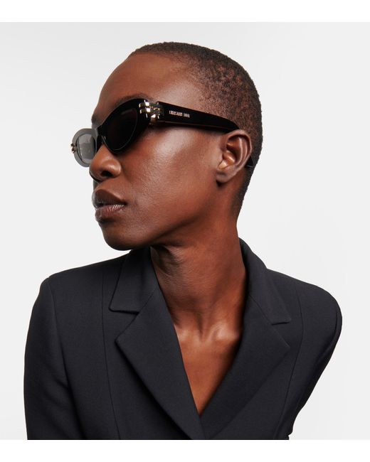 Dior C Dior B1u Cateye Sunglasses in Black Lyst