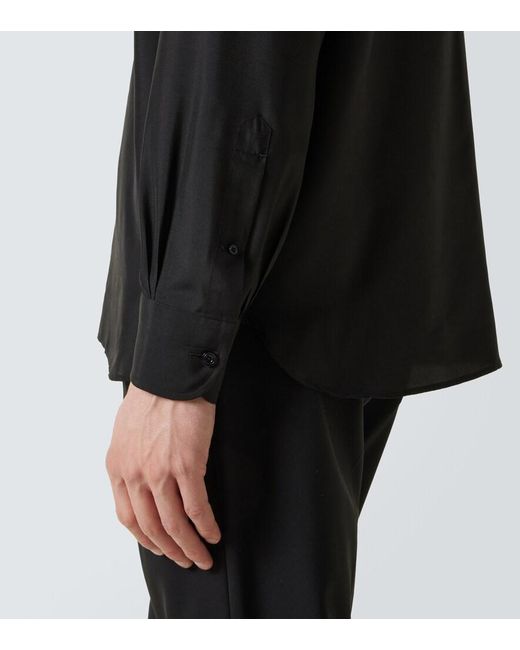 Tom Ford Black Silk Turtleneck Sweater for men