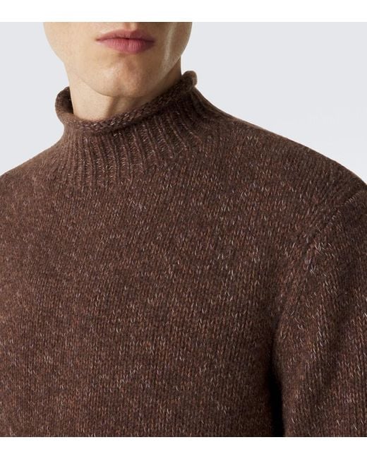 Lisa Yang Brown Cian Cashmere Sweater for men