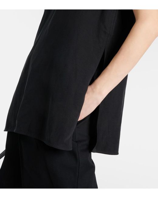 Totême  Black Fluid Top