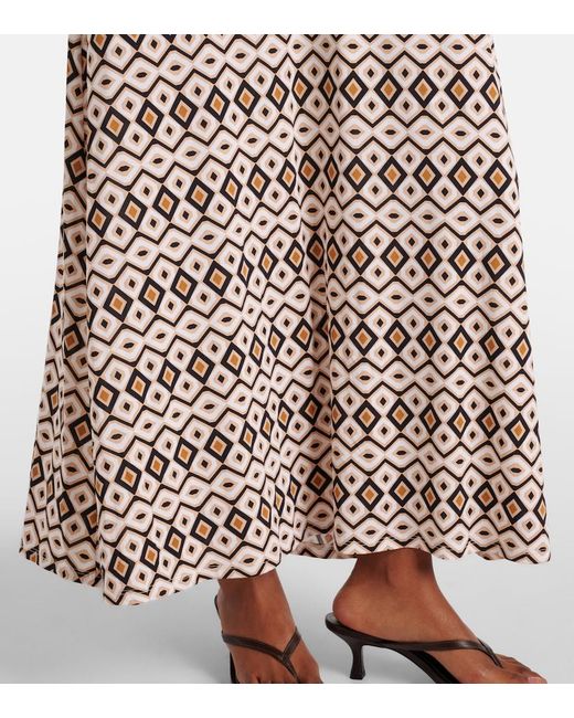 Max Mara Multicolor Miki Printed Maxi Dress