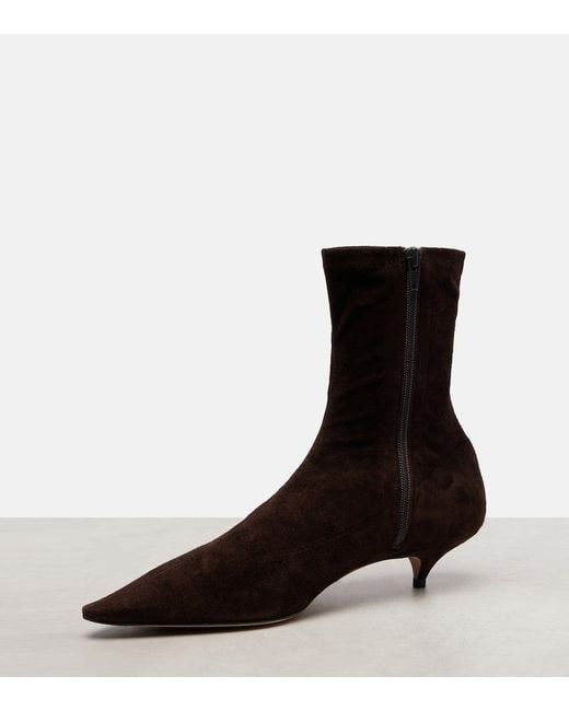 Bottines Liisa 40 En Daim The Row en coloris Brown