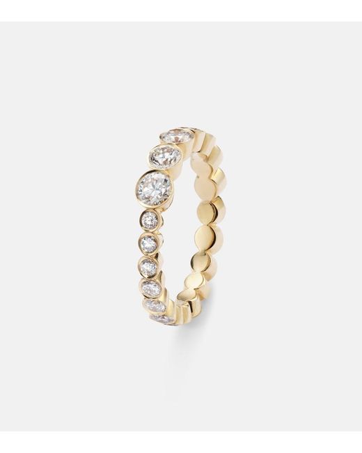 Sophie Bille Brahe Natural Ensemble Croissant 18Kt Ring With Diamonds