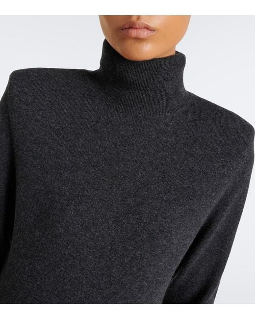 Jardin Des Orangers Black Cashmere Turtleneck Sweater