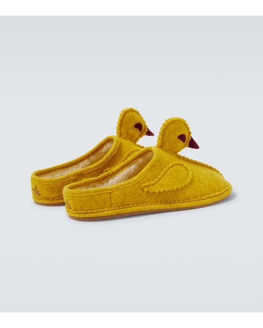 Slippers di Bode in Yellow da Uomo