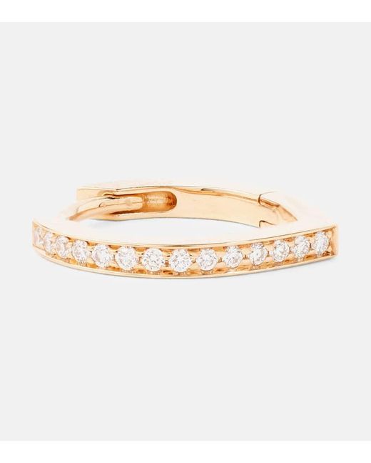 Repossi Metallic Einzelner Ohrring Antifer aus 18kt Rosegold mit Diamanten