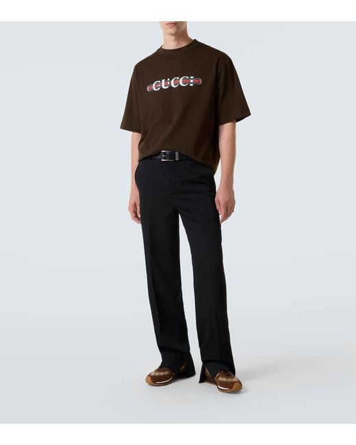 Gucci Brown Re-Motion Sneaker, Suede for men