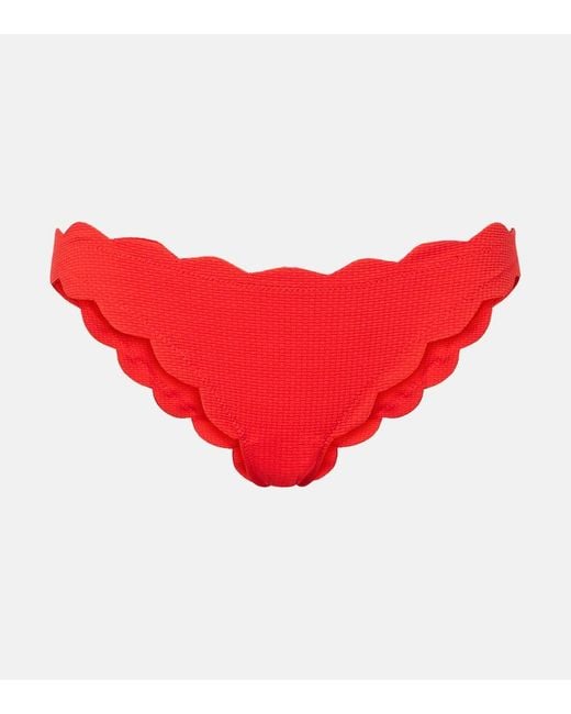Marysia Swim Red Bikini-Hoeschen Antibes