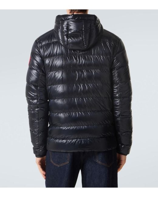 Canada Goose Black Crofton Down Jacket for men