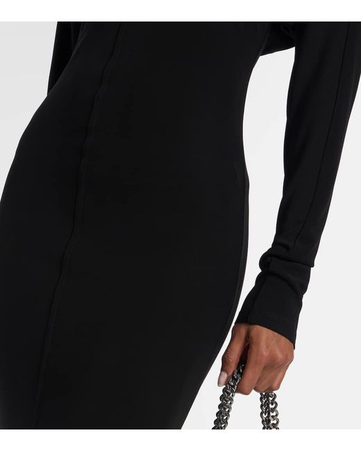 Stella McCartney Black Crepe Jersey Gown