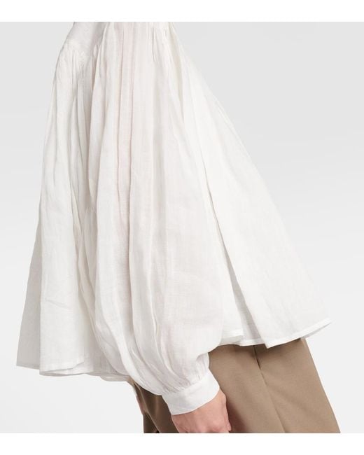 Blusa De Ramio Rohe de color White