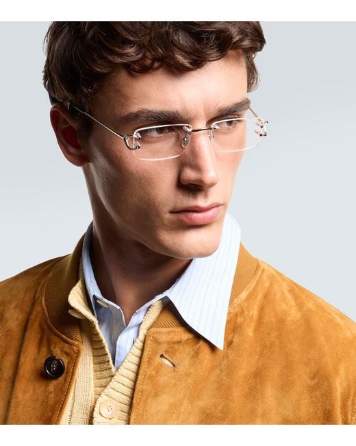 Cartier Metallic C De Cartier Glasses for men