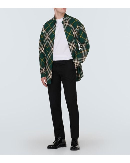 Burberry White Printed Cotton Jersey T-Shirt for men