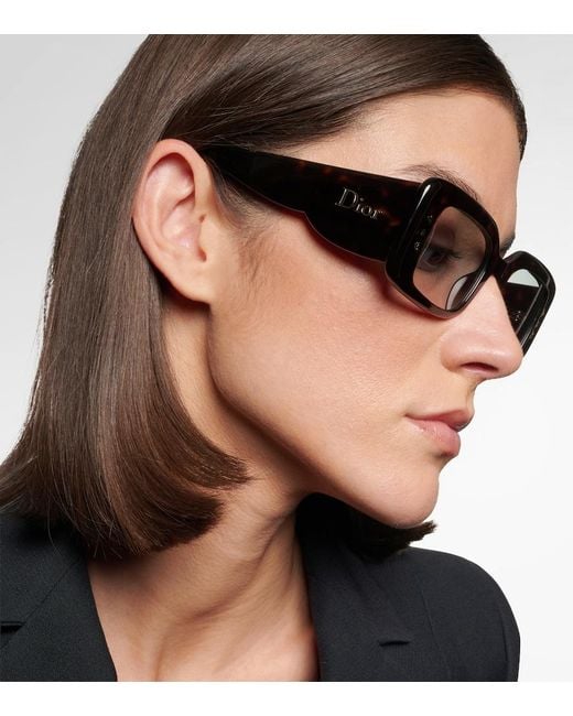 Dior Brown Dior Luckycharms S1I Rectangular Sunglasses