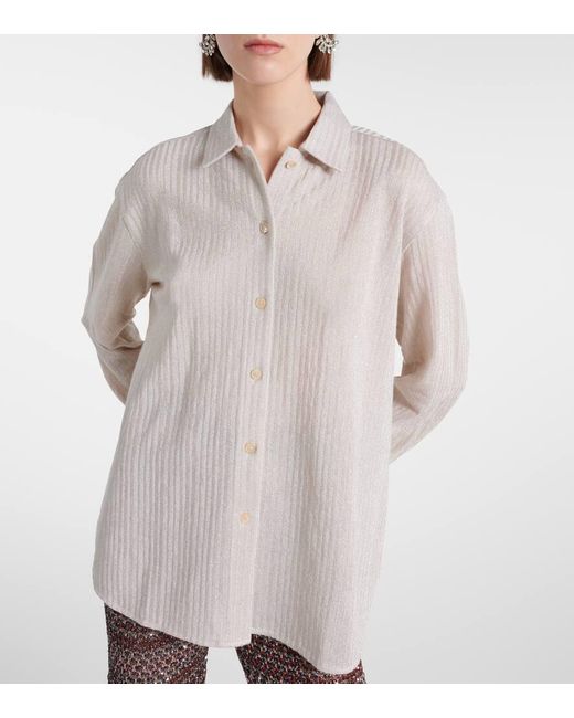 Missoni White Hemd aus einem Baumwollgemisch
