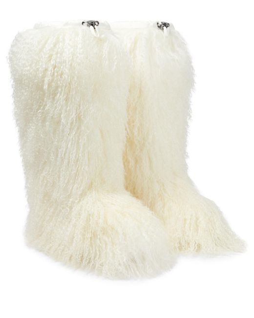 Bogner Lake Louise Shearling Boots in Natural | Lyst