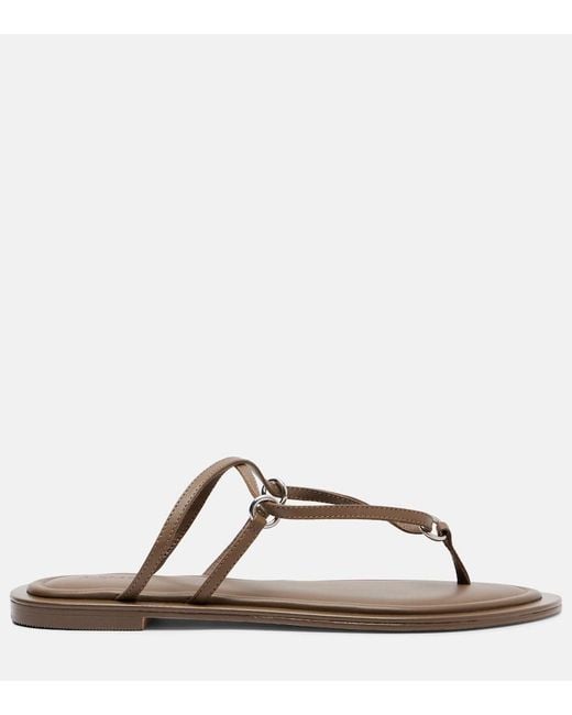 A.Emery Brown Nanaka Leather Sandals