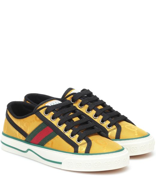 yellow gucci sneakers