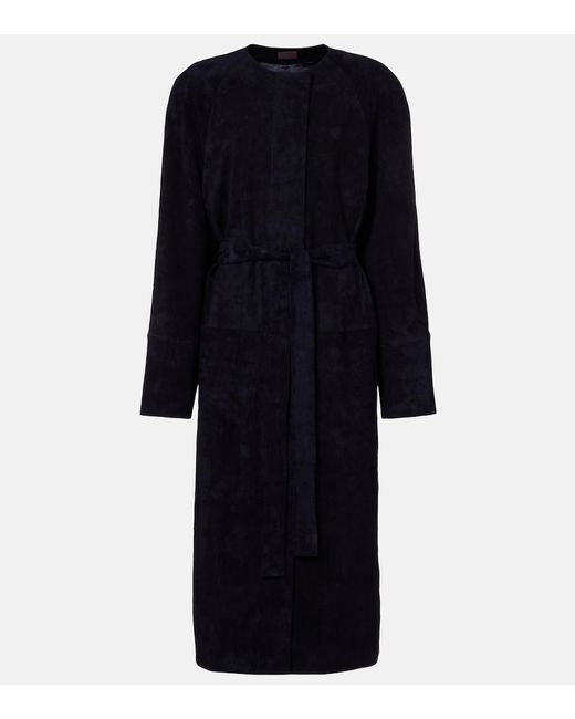 Stouls Black Dietrich Suede Coat