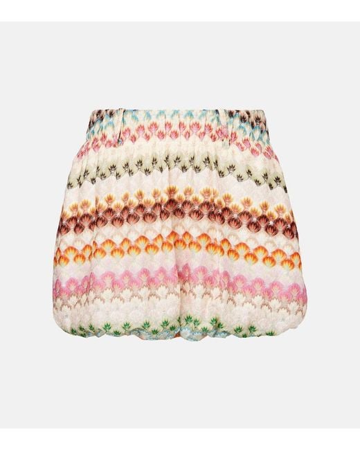 Missoni Multicolor Crochet Miniskirt