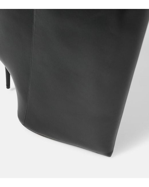 Balenciaga Black New Wader Stiefel 110Mm