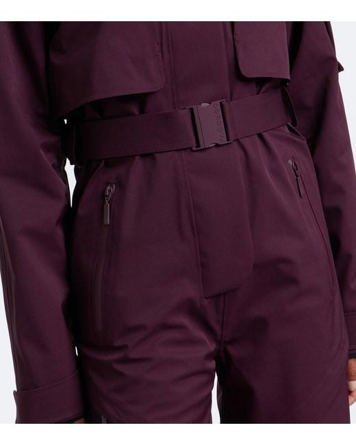 CORDOVA Purple Volta Belted Ski Suit
