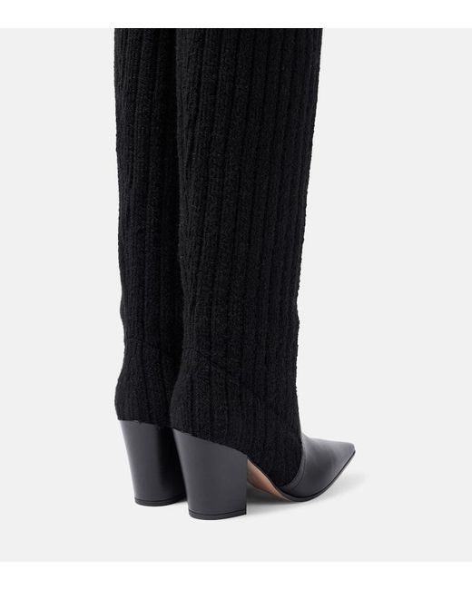 Gianvito Rossi Black Stiefel Mit Leder