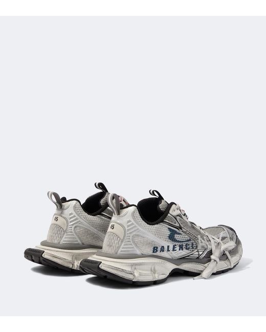 Balenciaga White 3Xl Split Logo Sneaker for men