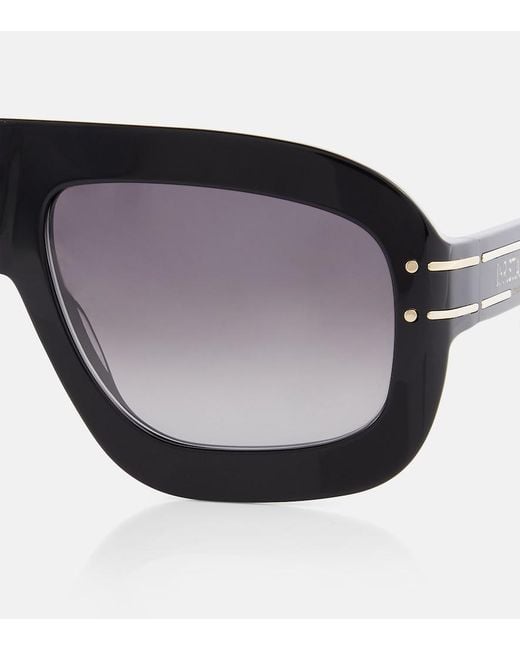 Dior Black Diorsignature M1U Sunglasses