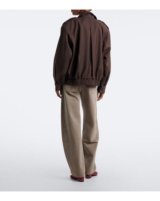 Agolde Gray Luna Barrel-Leg Jeans