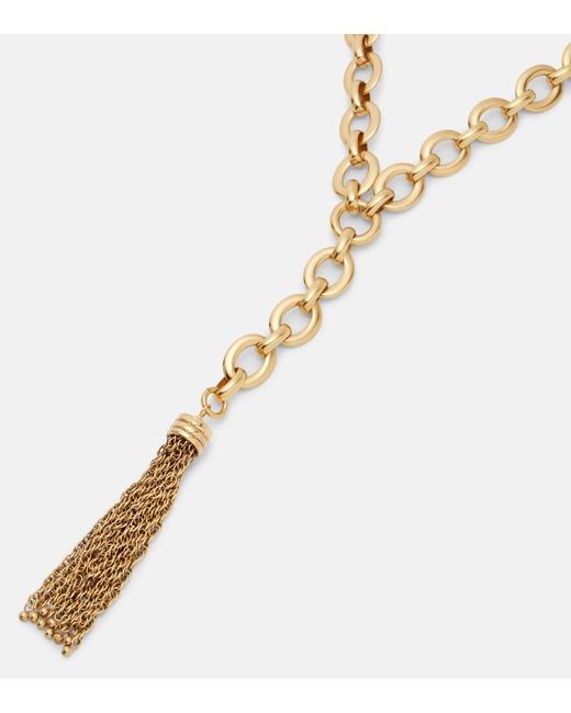 Chloé Metallic Embellished Chain Belt