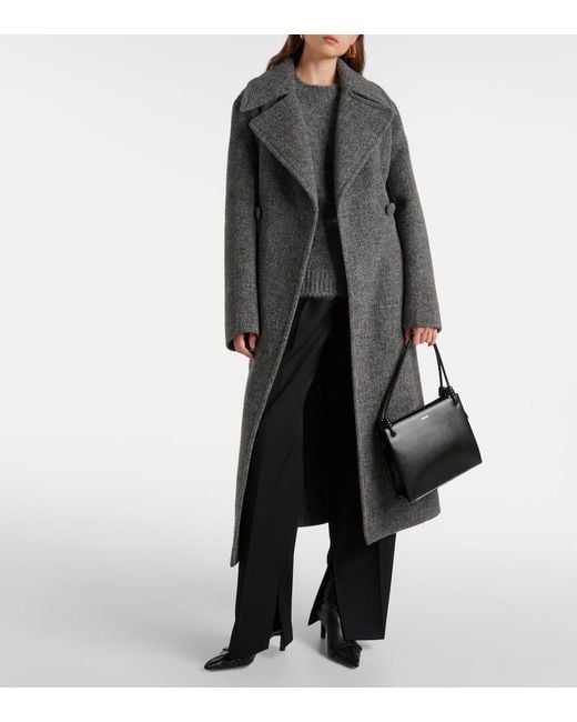 Jil Sander Gray Alpaca And Wool-Blend Sweater