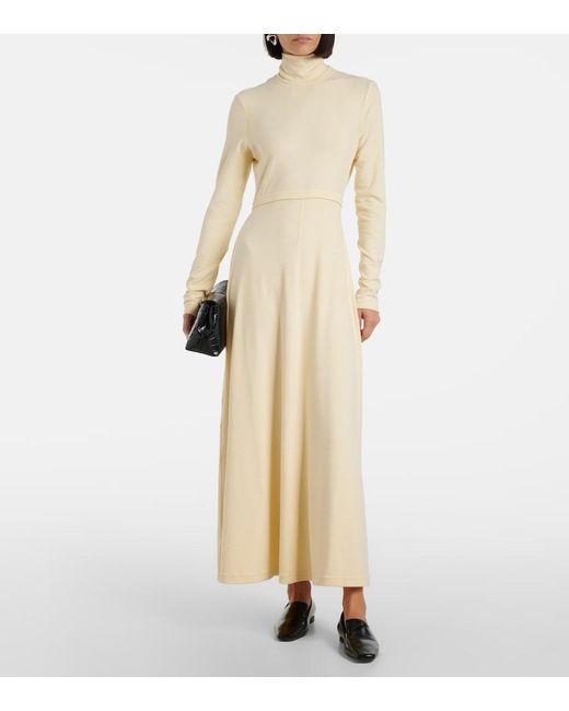 Proenza Schouler Natural Label Jayne Ribbed-Knit Maxi Dress