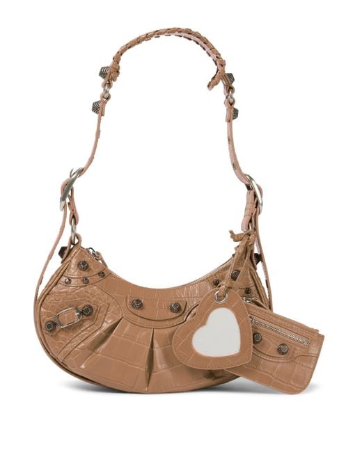 le cagole mini leather crossbody bag