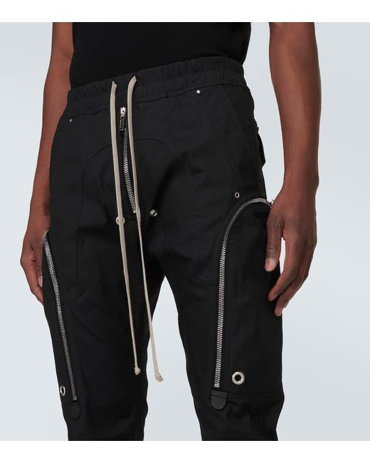 Pantalones deportivos Bauhaus de algodon Rick Owens de hombre de color Black