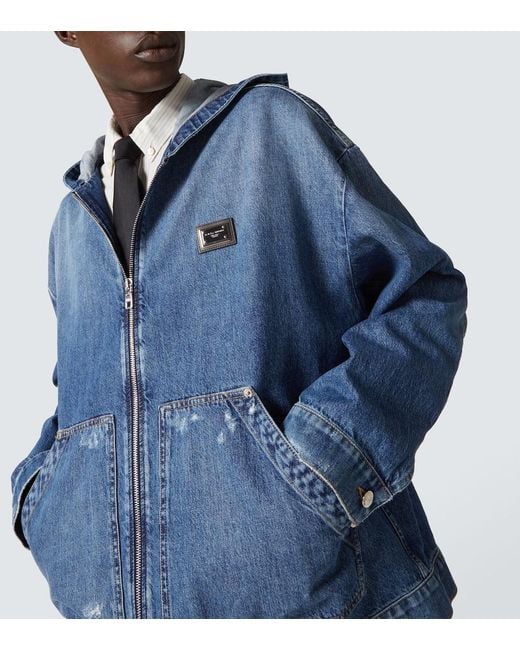 Dolce & Gabbana Blue Denim Jacket for men