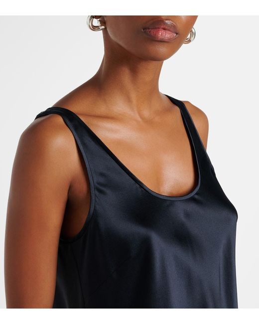 Tank Top Sense Of Shine De Seda Dorothee Schumacher de color Blue