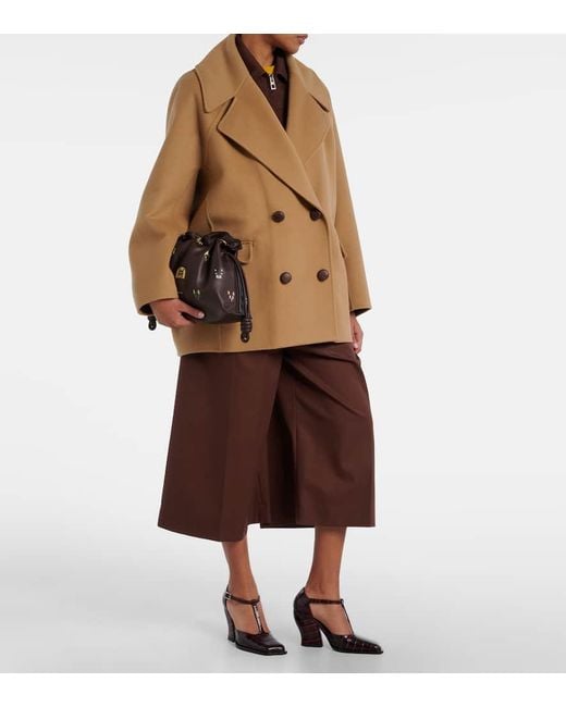 Loewe Brown X Louis Wain Flamenco Medium Clutch