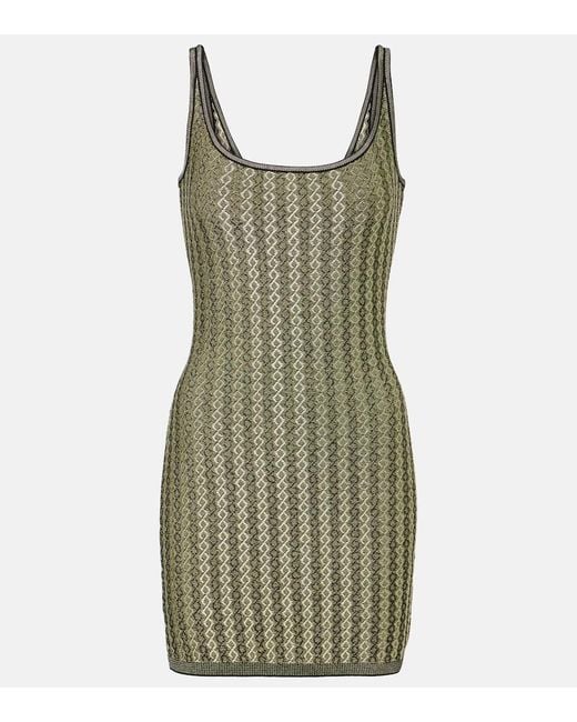 Jacquemus Green Marino Minidress