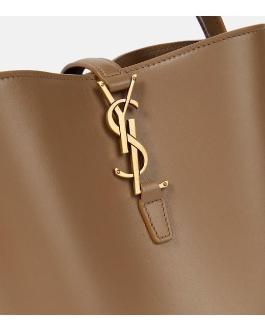Saint Laurent Brown Bucket Bag Le 37 Small Aus Leder